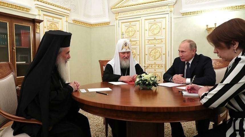 Путин подчеркнул особую связь православных церквей России и Израиля