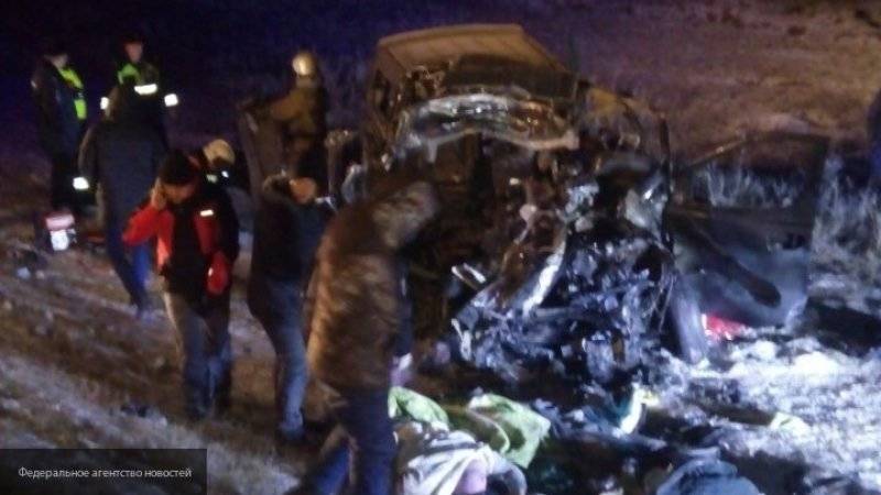 Пять человек погибли и трое пострадали в результате ДТП в Оренбургской области