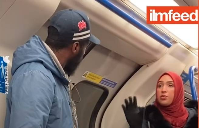 Мусульманка заступилась за еврея в лондонском метро. ВИДЕО - Cursorinfo: главные новости Израиля