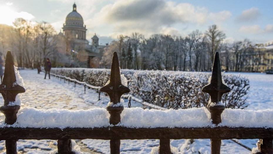 На неделе в Петербурге ожидается мокрый снег