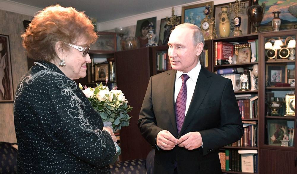 Путин воспринял смерть Вербицкой, как личную утрату
