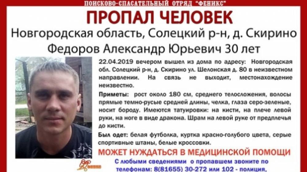 В лесах Солецкого района продолжают разыскивать 30-летнего мужчину