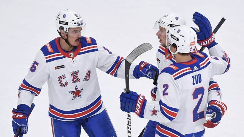 СКА одержал шестую победу подряд в КХЛ
