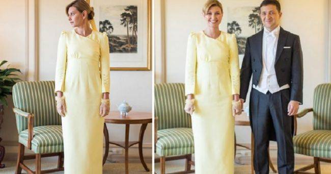 Елена Зеленская решила продать с молотка скандальное желтое платье