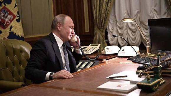 Путин и Зеленский обсудили по телефону поставки газа и передачу Украине кораблей