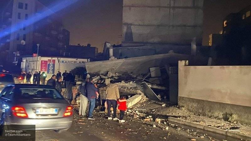 При землетрясении в Албании пострадали сотни человек