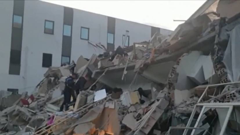 Последствия разрушительного землетрясения в Албании — видео