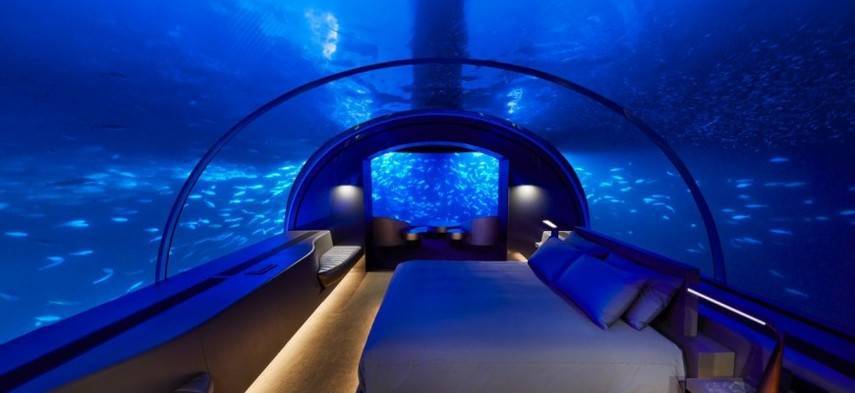 Спальня под водой и частный гидросамолет. Вилла на Мальдивах сдаeтся за $22 тыс. в сутки