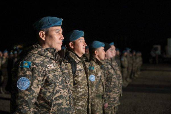 Третья миротворческая рота Казахстана прибыла в Ливан