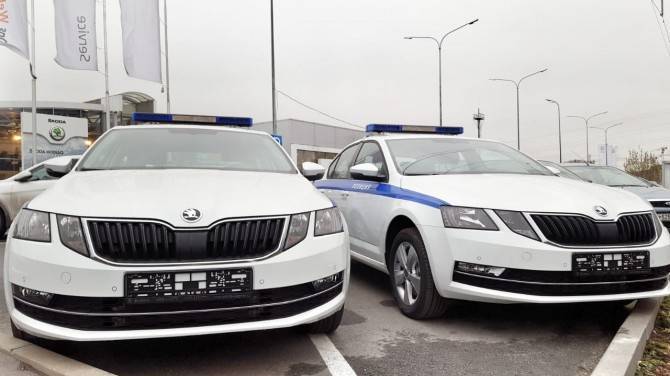 Автомобили Skoda Octavia поступили на службу в полицию Петербурга