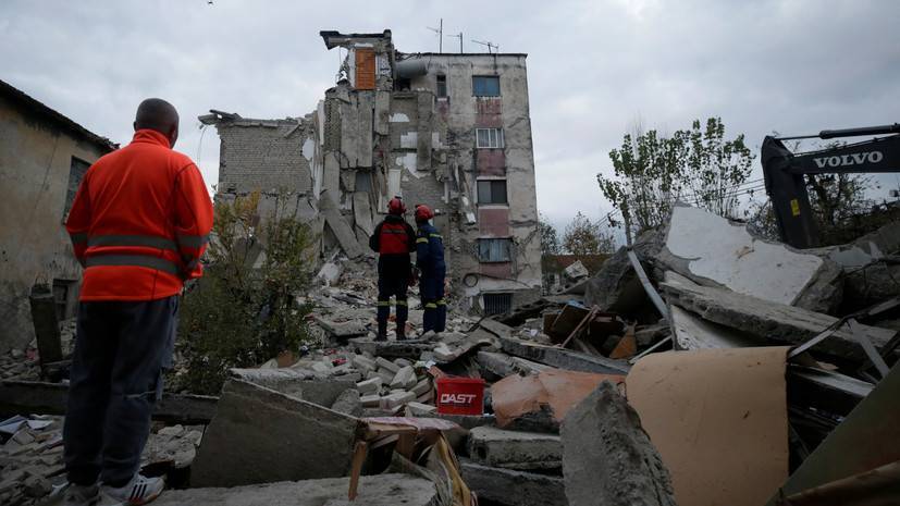 Премьер Албании объявил режим ЧС после землетрясения