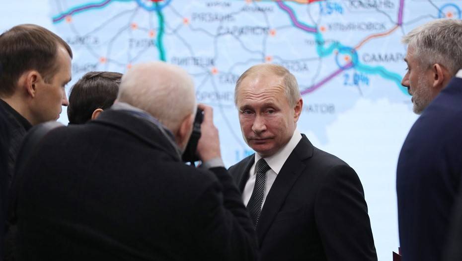 Путин открыл трассу М-11 Москва — Петербург