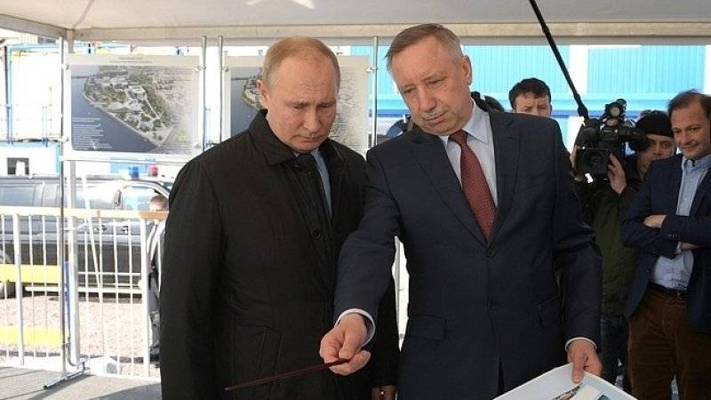 Беглов рассказал Путину о развитии Петербурга