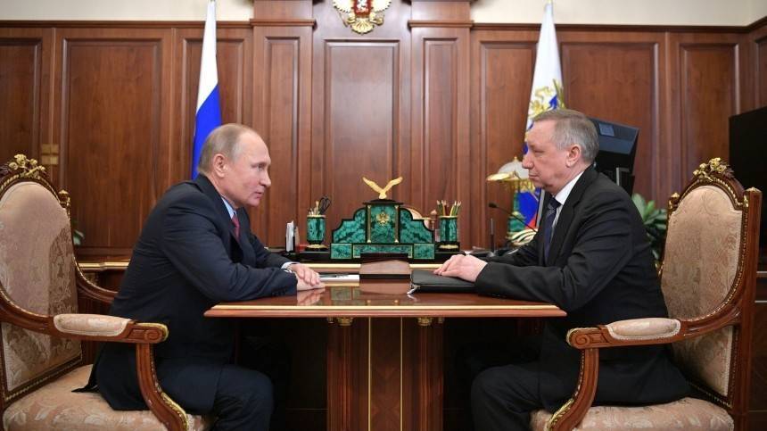 Путин и Беглов обсудили планы развития Петербурга