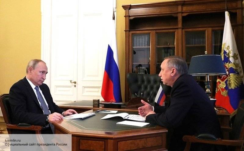 Беглов рассказал Путину о планах развития Петербурга