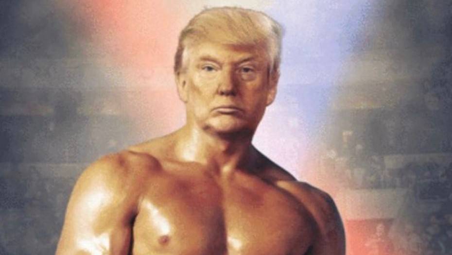 Трамп опубликовал свое фото в образе Сильвестра Сталлоне