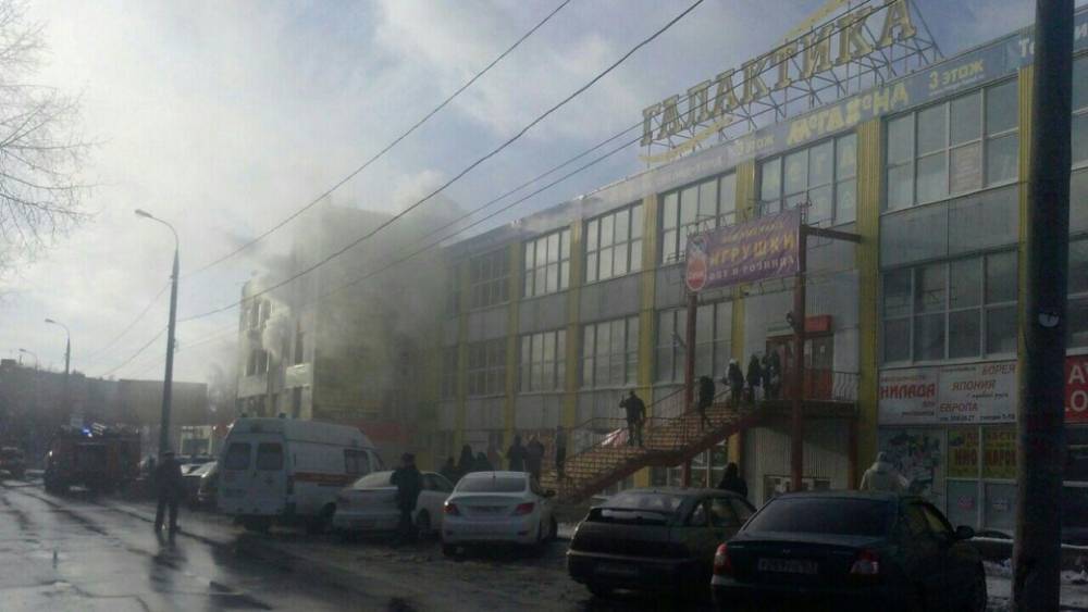 Спасатели потушили офисное помещение во Фрунзенском районе Петербурга