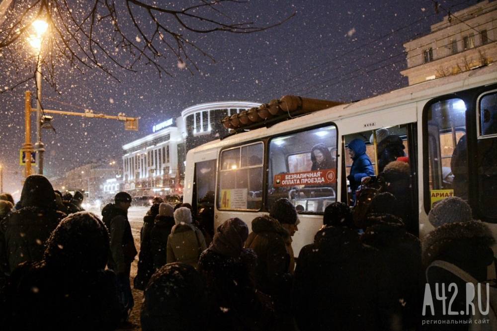 На Новый год в Кемерове усилят график движения общественного транспорта