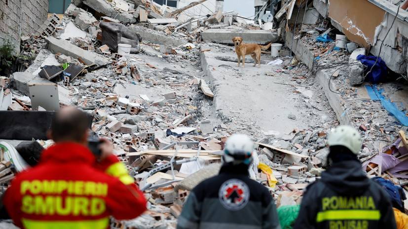 Число жертв землетрясения в Албании возросло до 40