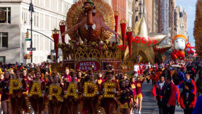 Нью-Йорк: традиционный парад по случаю Дня благодарения