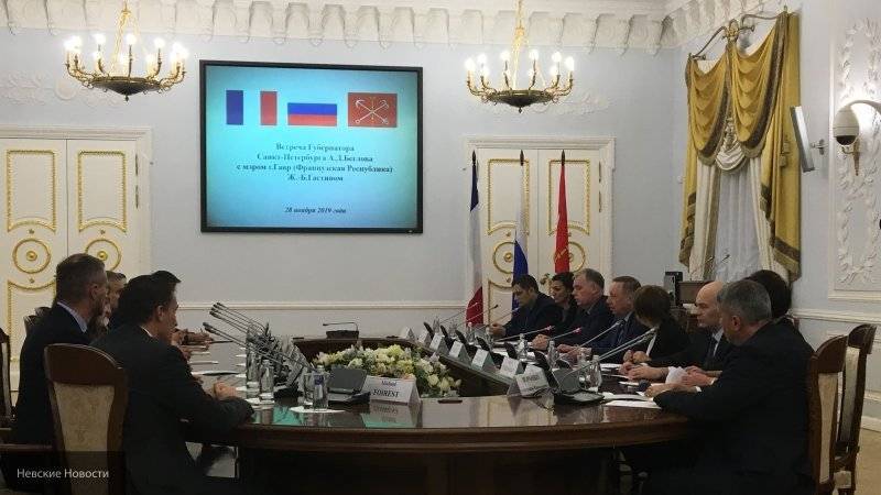Беглов обсудил с французскими коллегами вопросы о создании круизной компании в Петербурге