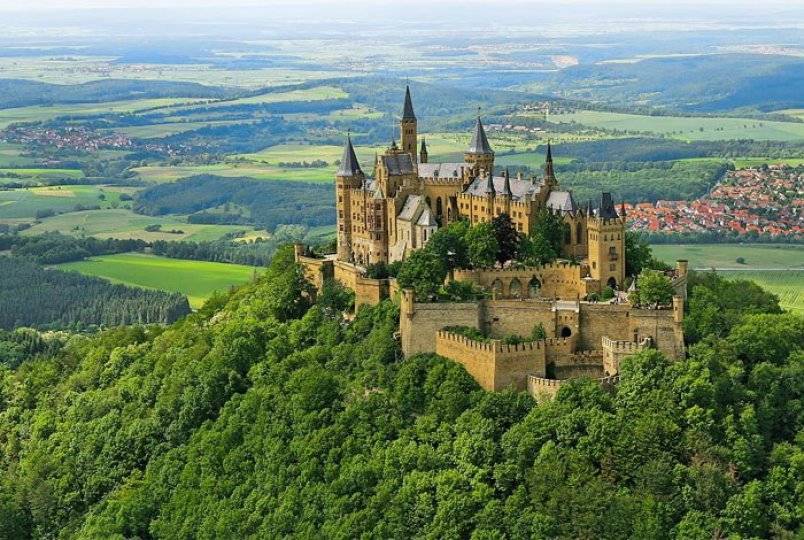 Самые интересные места Германии: замок Гогенцоллерн