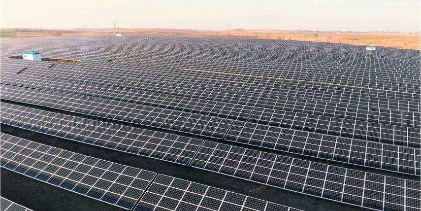 Литовская компания открыла солнечную электростанцию ​​на Прикарпатье