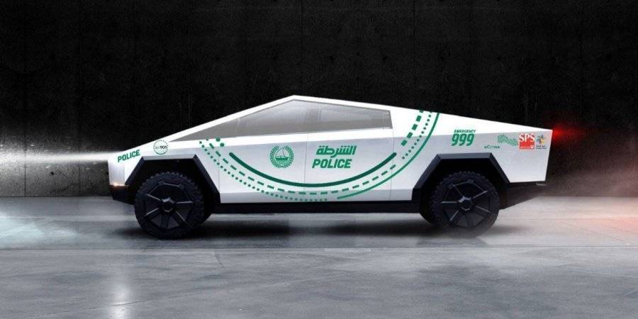 Полиция Дубая закупит футуристические Tesla Cybertruck - Cursorinfo: главные новости Израиля