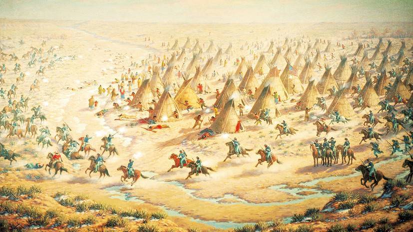 Бойня на Сэнд-Крик: как американские военные напали на индейских мирных жителей в Колорадо