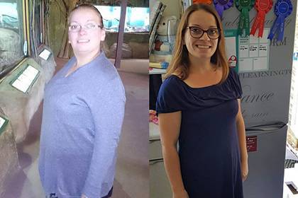 Женщина похудела на 32 килограмма после унизительной прогулки с сыном