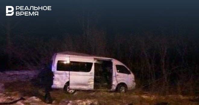 Появились фото и видео с места аварии в Татарстане, где пострадали девять человек