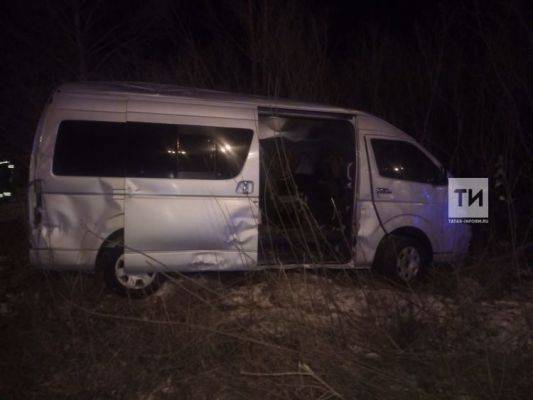 ДТП с вахтовым автобусом в Татарстане: пострадали 10 человек