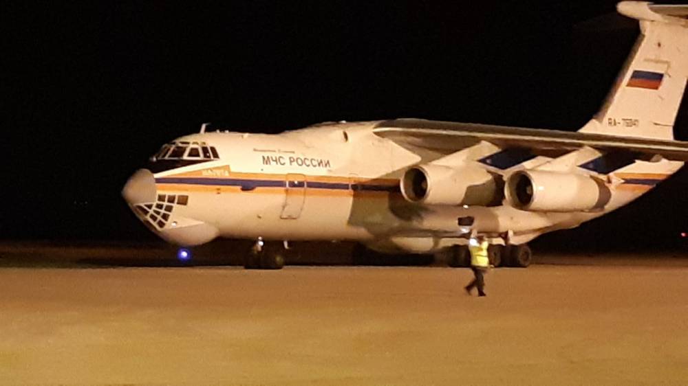 ИЛ-76 прибыл в Сербию на помощь в тушении природных пожаров
