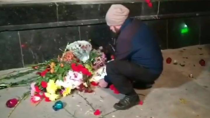 Одесские националисты разогнали акцию в защиту памятника маршалу Жукову