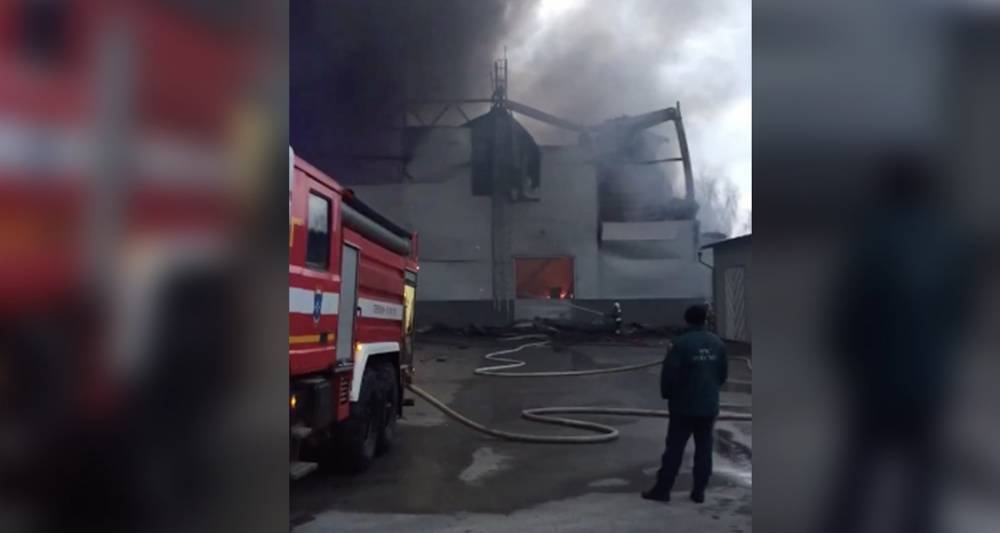Пожар на складе в подмосковном Жуковском ликвидирован