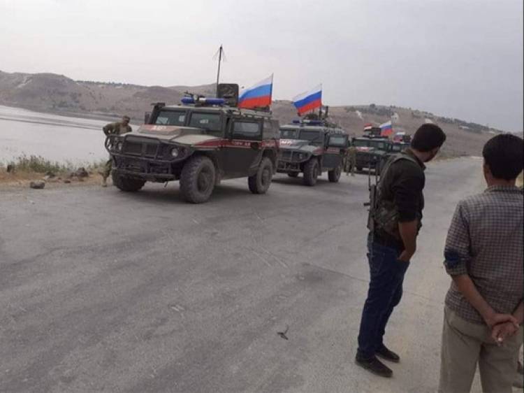 Российские военные в Сирии патрулируют территории в провинции Алеппо
