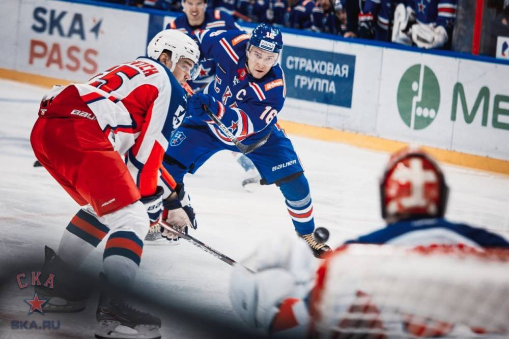 СКА сыграет с «Локомотивом» в регулярном чемпионате КХЛ