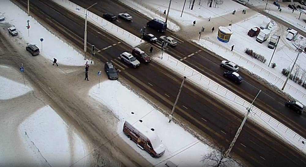 В Петрозаводске автомобиль сбил 83-летнего пешехода-нарушителя