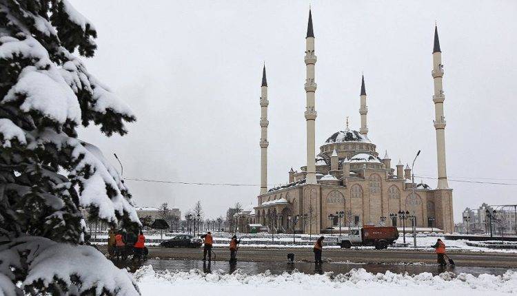 В Чечне выпал снег в ноябре впервые за четыре года