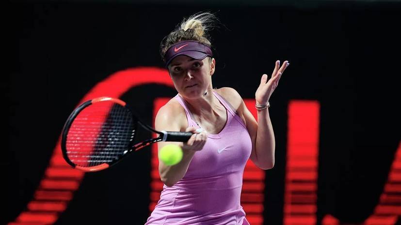 Украинка Свитолина вышла в финал Итогового турнира WTA