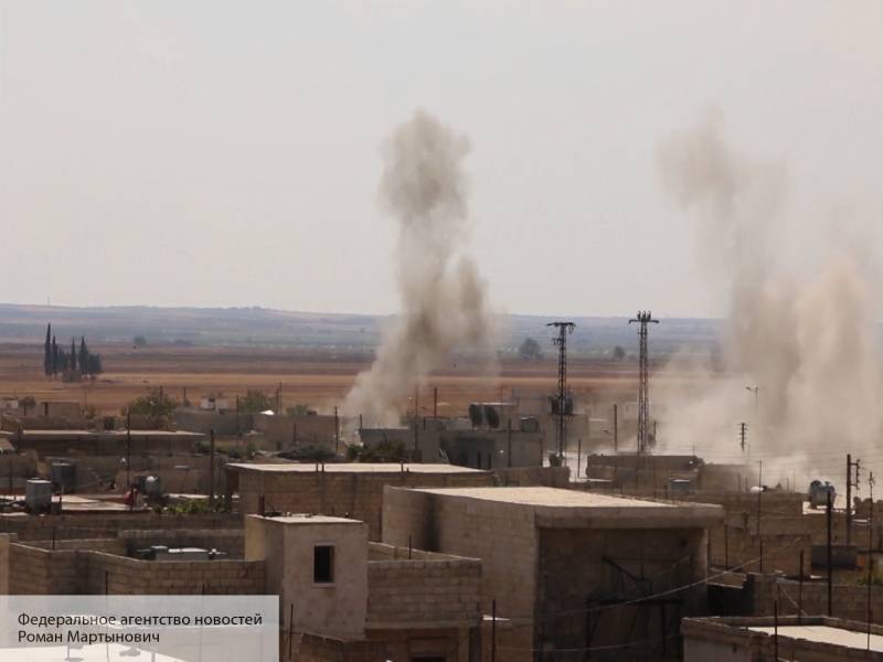 Курдские террористы атаковали армию Турции в Хасаке с применением ракетных установок