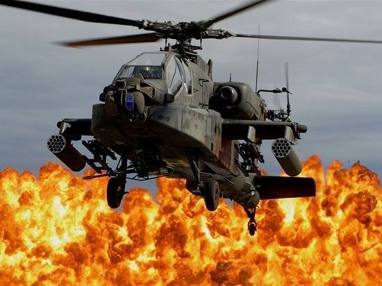 Появилось видео гибели американского Apache от советской «Осы»