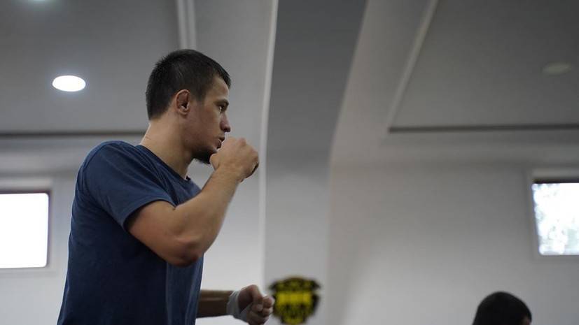 Брат Нурмагомедова нокаутировал украинского бойца на турнире в Абу-Даби