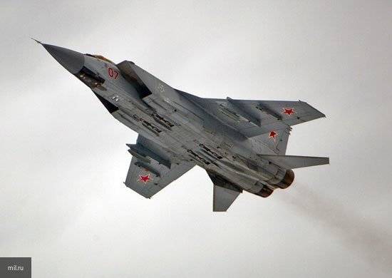 СМИ сообщили об испытательном пуске «Кинжала» истребителем МиГ-31К