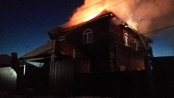В Кургане при пожаре в жилом доме погиб мужчина
