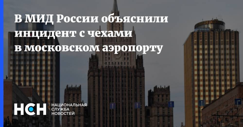 В МИД России объяснили инцидент с чехами в московском аэропорту
