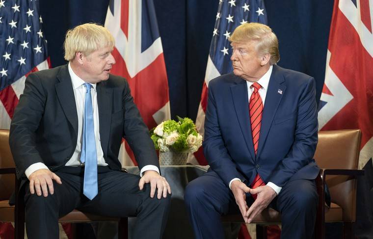 Джонсон не хочет общаться с Трампом во время его визита в Великобританию