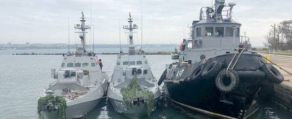 Киев подозревает Москву в «злостном» ремонте обстрелянных катеров ВМСУ