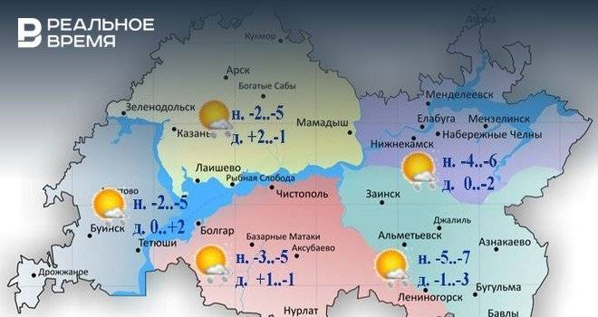 Сегодня в Татарстане ожидаются снег, мокрый дождь и сильный ветер