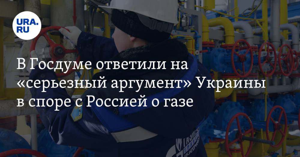 В Госдуме ответили на «серьезный аргумент» Украины в споре с Россией о газе